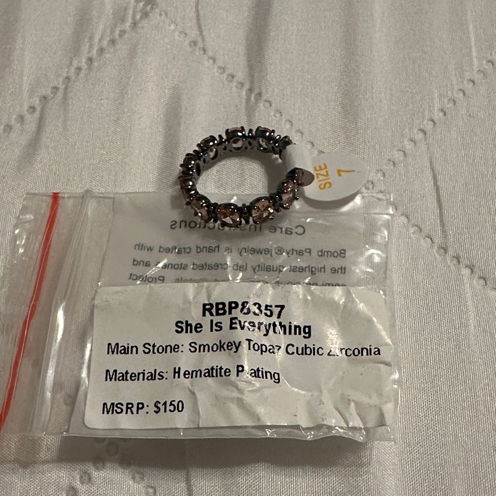 BP-She Is Everything Smokey Topaz Ring